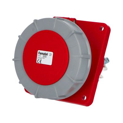Zásuvka vstavaná 24338 IP67/400V/125A/5P 6h, šikmá 10° - SpeedPRO