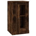 vidaXL Komody 2 ks dymový dub 37,5x35,5x67,5 cm kompozitné drevo