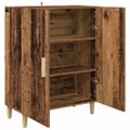vidaXL Servírovacia skriňa Staré drevo 70 x 34 x 90 cm