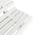 vidaXL Záhradná lavička 145,5 cm, plast, biela