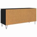 vidaXL TV skrinka 104 x 35 x 50 cm Čierny dub Kompozitné drevo