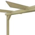 vidaXL Záhradná pergola, impregnovaná borovica 360x200x60 cm