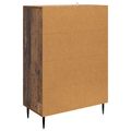 vidaXL Servírovacia skriňa so zásuvkou Staré drevo 66 x 34,5 x 95 cm