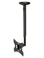Neomounts  FPMA-C060BLACK / Flat Screen Ceiling Mount (Height: 60-85 cm) / Black Držák, VESA, stropní, pro ploché monitory/TV, úhloprícka 10"–40", nastavení výšky 60–85cm, náklon 40°, nosnost 30kg, cerný