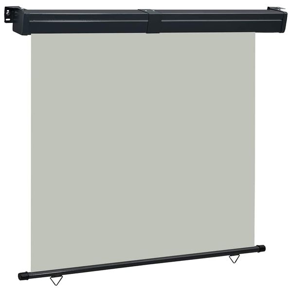 vidaXL Bočná markíza na balkón 170x250 cm sivá