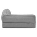 vidaXL Ergonomický matrac pre psa 75x53 cm ľanový vzhľad flís šedý