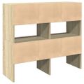vidaXL Stojany na topánky 2 ks stohovateľné dub sonoma 89,5x30x40 cm