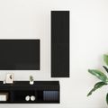 vidaXL Nástenný TV kabinet 30,5 x 30 x 110 cm Čierny dub