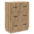 vidaXL Zásuvkový kabinet 66 x 34,5 x 87 cm Kompozitné drevo