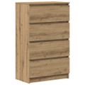 VidaXL Príborník Artisan Dub 60x35x98,5 cm Konštrukčné drevo