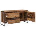 vidaXL TV skrinka 100 x 36 x 49.5 cm Staré drevo Kompozitné drevo