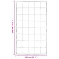 vidaXL Zimný prehoz 135 x 200 cm 450 gsm Zlatá
