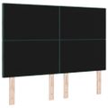 vidaXL Zadné čelo Tmavozelená 160 cm Zamat