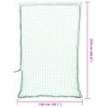 vidaXL Sieť na prívesný vozík s elastickým lanom, zelená 2,2x1,5 m, PP
