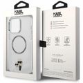 Puzdro Karl Lagerfeld pre iPhone 13 Pro Max 6,7" KLHMP13XHNKCIT priehľadné tvrdé puzdro Magsafe IML NFT Karl & Choupette