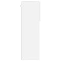 vidaXL TV skrinky s LED svetlami 2 ks biele 40,5x30x90 cm