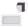 vidaXL Otočné a sklopné okno do suterénu RISOR 110 x 60 cm PVC a sklo