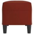 vidaXL Lavička vínovo-červená 100x35x41 cm umelá koža