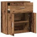 vidaXL Servírovacia skriňa Staré drevo 60 x 31 x 70 cm