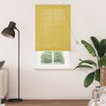 vidaXL Roleta Žltá 90 x 220 cm Bambus