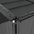 vidaXL Altánok so sieťovinovými stenami antracit 6x3 m oceľ