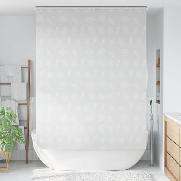 vidaXL Sprchová roleta 160x240 cm, morská hviezdica