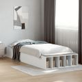 vidaXL Posteľný rám biely 90x200 cm kompozitné drevo