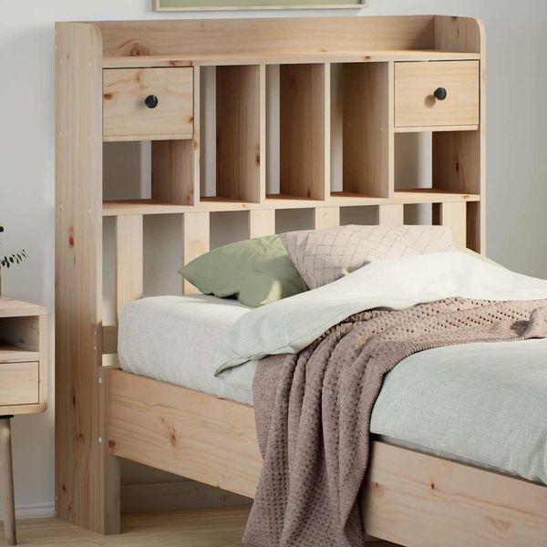 vidaXL Čelo postele s úložným priestorom 90 cm masívne borovicové drevo