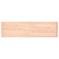 vidaXL Stolová doska 220x60x(2-6) cm neošetrený dubový masív