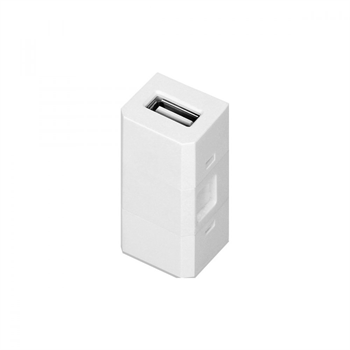 ORNO Modulárny datový USB port, biela farba