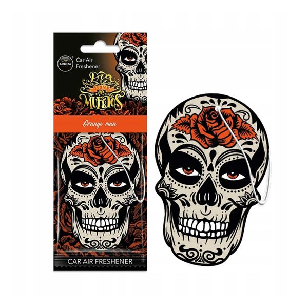 Osviežovače vzduchu AROMA CAR MUERTOS Skull Orange Man Island Driftwood