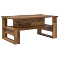 vidaXL Konferenčný stolík Staré drevo 90 x 50 x 40 cm Kompozitné drevo