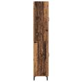vidaXL Highboard Staré drevo 69,5 x 34 x 180 cm Kompozitné drevo