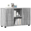vidaXL Servírovacia skriňa FLORIN 88,5 x 30,5 x 55,5 cm Sivý Sonoma