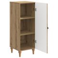 vidaXL Servírovacia skriňa Dub artisan 33 x 34,5 x 90 cm