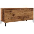 vidaXL Skrinka na platne staré drevo 100x38x48 cm kompozitné drevo