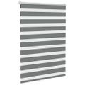 vidaXL Zebra roleta tmavošedá 105x100 cm šírka látky 100,9cm polyester