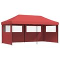 vidaXL Párty stan 292 x 580 x 315 cm Vínovo červená Oxfordská látka