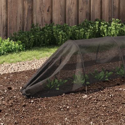 vidaXL Sieťovinový tunel čierny 300x50x48,5 cm oceľ a polyetylén
