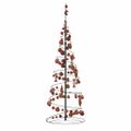 vidaXL LED vianočný stromček s ozdobami 100 LED teplá biela 150 cm