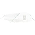 vidaXL Fóliovník s oceľovým rámom biely 108 m² 18x6x2,85 m