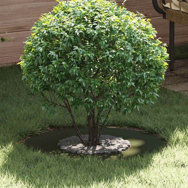 vidaXL vhodný pre plochý stromový krúžok Olivovo zelená Ø30 / 60 cm Oceľ