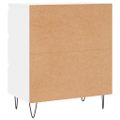 vidaXL Komoda biela 60x35x70 cm spracované drevo