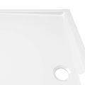 vidaXL Obdĺžniková sprchová vanička z ABS biela 70x120 cm