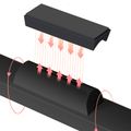XO LED magnetic lamp YH08B 1200mAh black + remote control