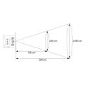 Laserový senzor pohybu F&F DRL-12 mini 12V DC broušený hliník
