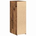 vidaXL Servírovacia skriňa so zásuvkou Staré drevo 30 x 42,5 x 93 cm