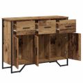vidaXL Servírovacia skriňa Staré drevo 97 x 32,5 x 74,5 cm