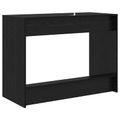 vidaXL Postelový stôl Čierny dub Kompozitné drevo 100 x 45 x 75 cm