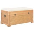 vidaXL Úložná truhlica s vankúšom 80x40x40 cm MDF